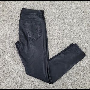 Mother The Muse Hot Ticket Faux Leather Pants
